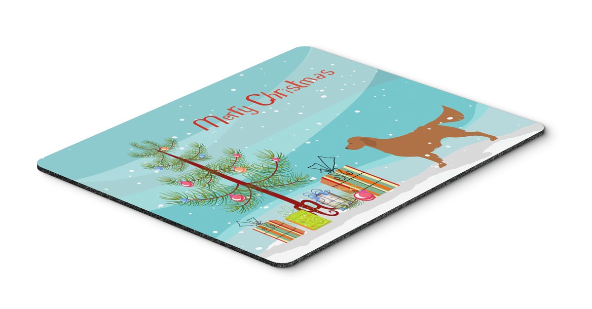 BB2922MP Golden Retriever Merry Christmas Tree Mouse Pad, Hot Pad or Trivet