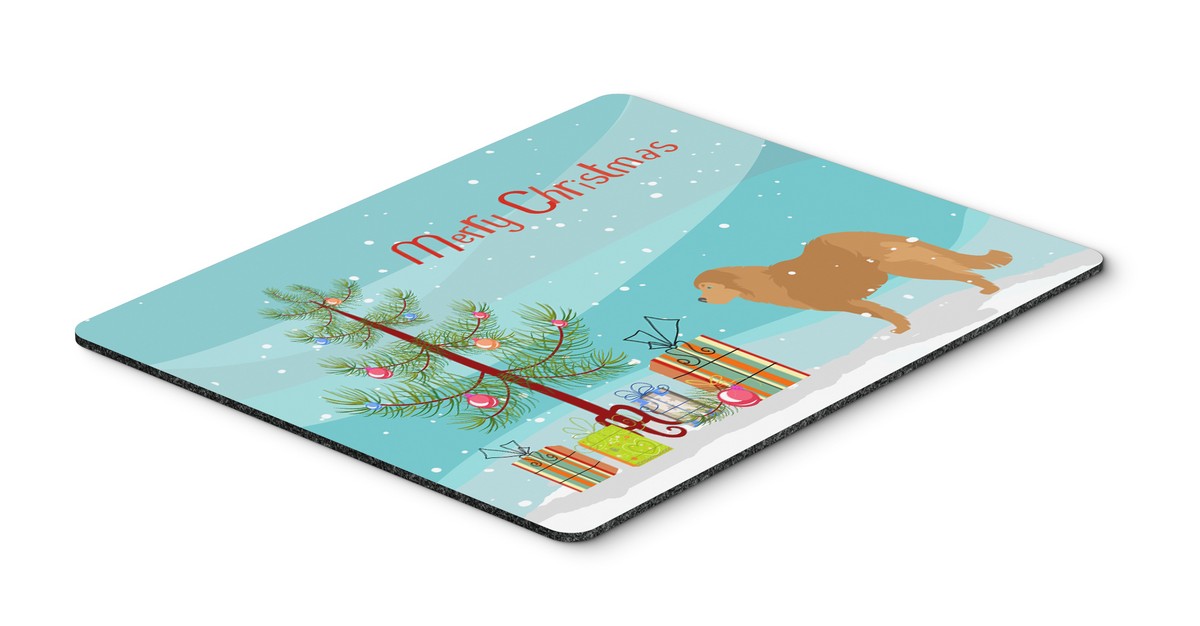 BB2943MP Caucasian Shepherd Dog Merry Christmas Tree Mouse Pad, Hot Pad or Trivet