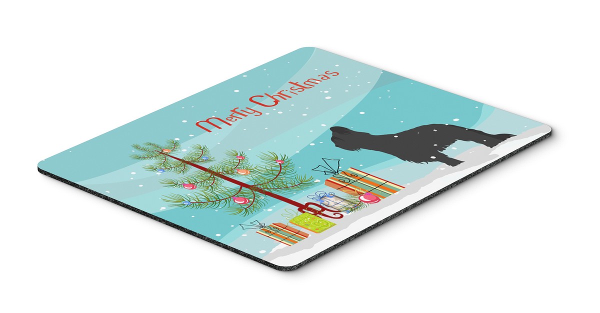 BB2944MP Briard Merry Christmas Tree Mouse Pad, Hot Pad or Trivet