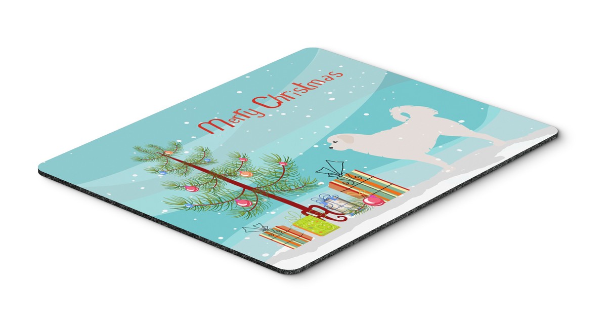 BB2945MP Polish Tatra Sheepdog Merry Christmas Tree Mouse Pad, Hot Pad or Trivet