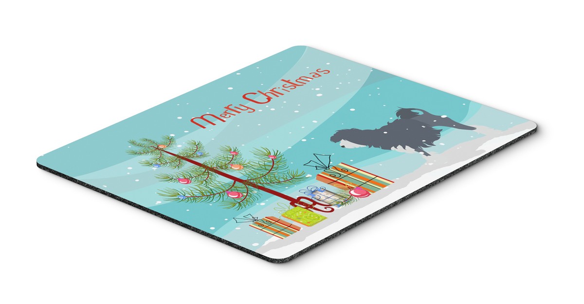 BB2953MP Lowchen Merry Christmas Tree Mouse Pad, Hot Pad or Trivet