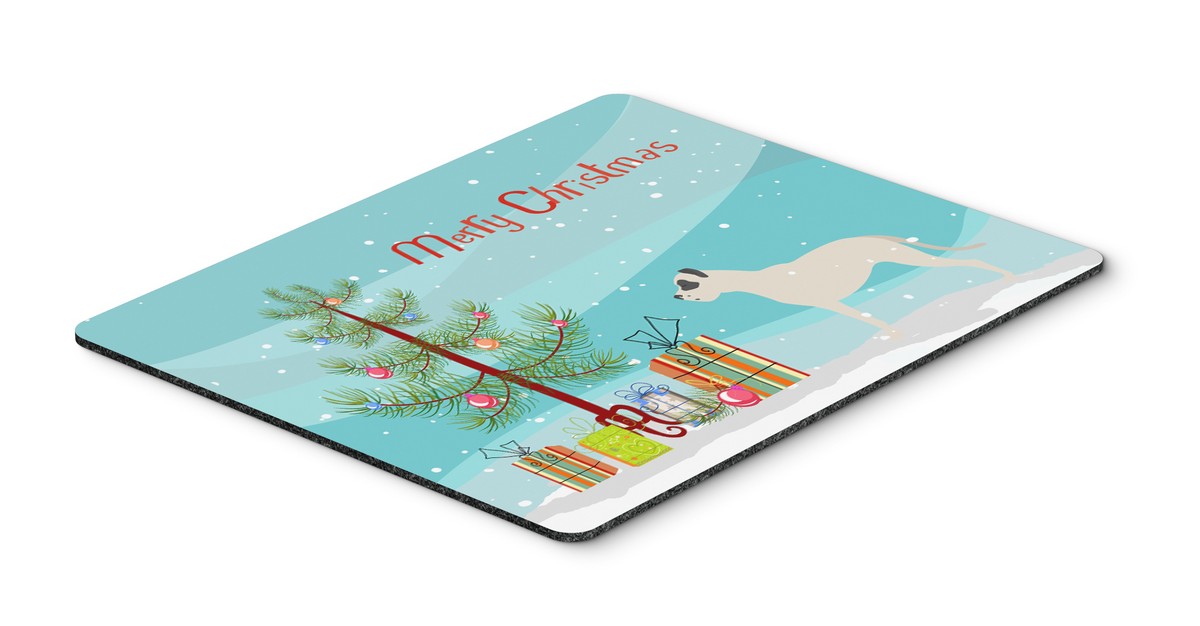 BB2985MP Dogo Argentino Merry Christmas Tree Mouse Pad, Hot Pad or Trivet