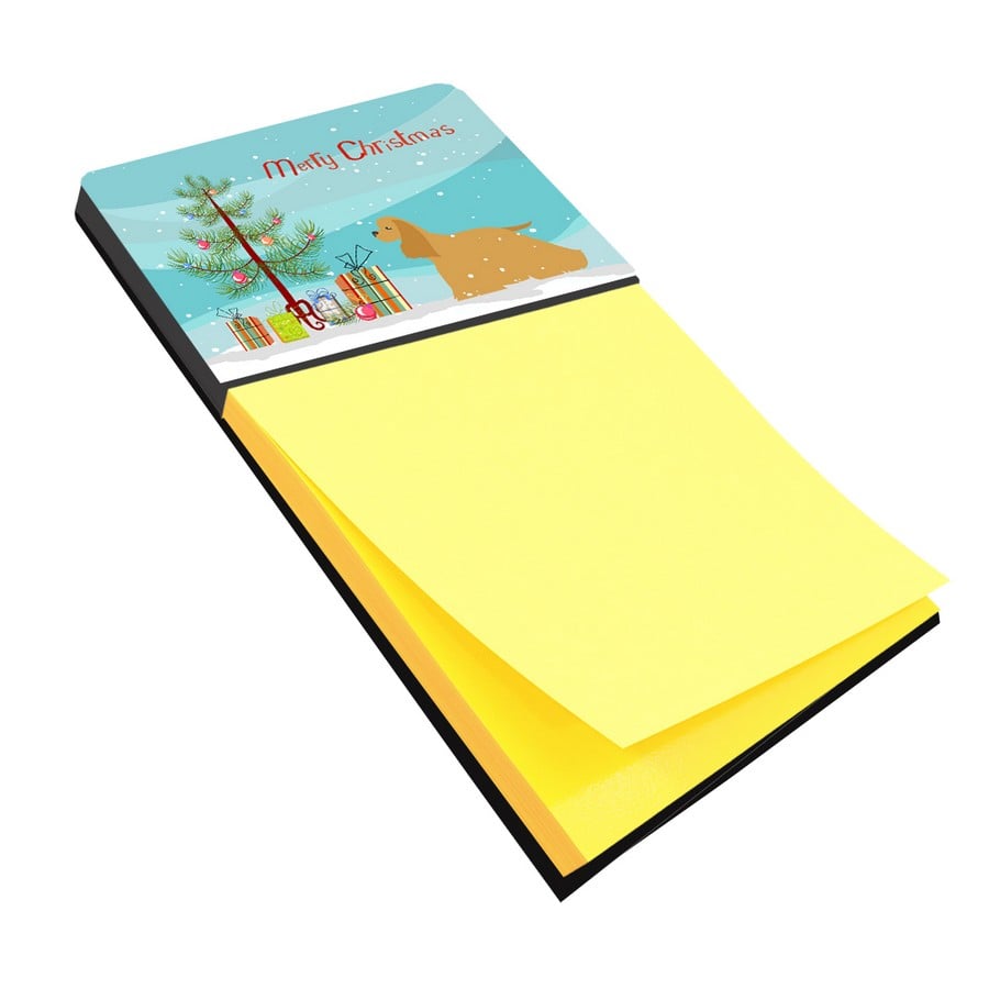 BB2904SN Cocker Spaniel Merry Christmas Tree Sticky Note Holder