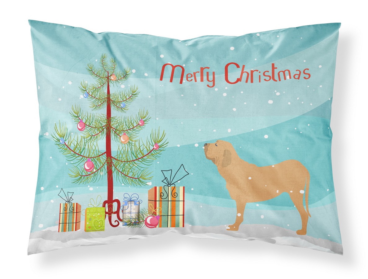 Fila Brasileiro Merry Christmas Tree Fabric Standard Pillowcase
