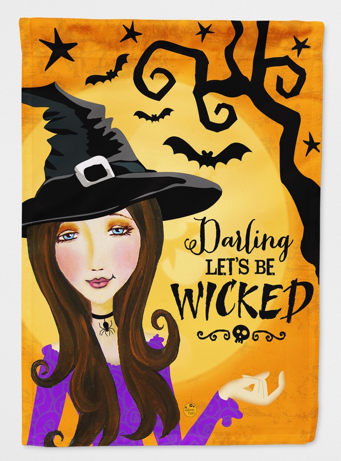 Halloween Wicked Witch Flag Canvas House Size