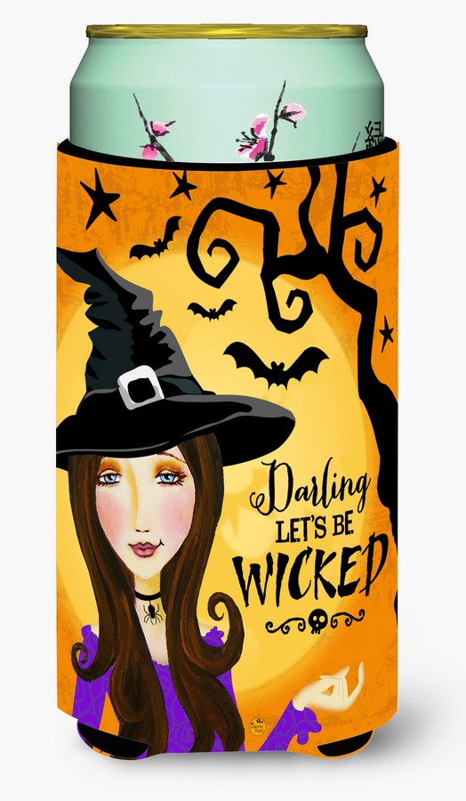 VHA3019TBC Halloween Wicked Witch Tall Boy Beverage Insulator Hugger
