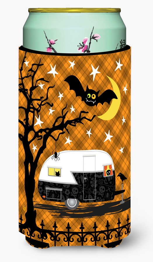 Halloween Vintage Camper Tall Boy Beverage Insulator Hugger
