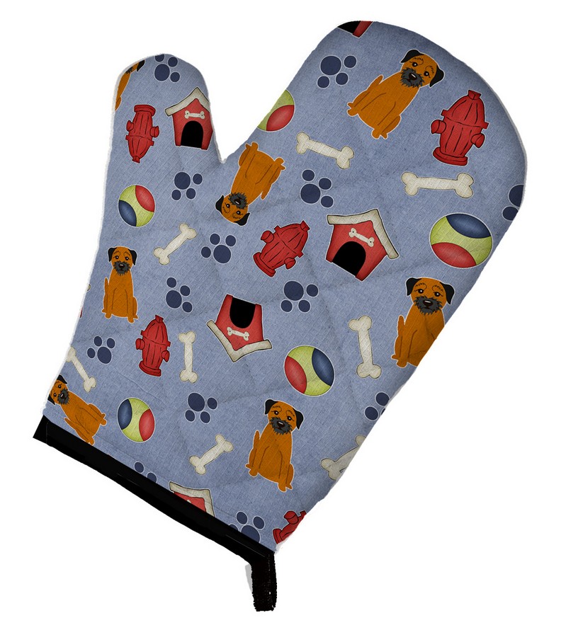 Picture of Carolines Treasures BB2652OVMT Dog House Collection Border Terrier Oven Mitt