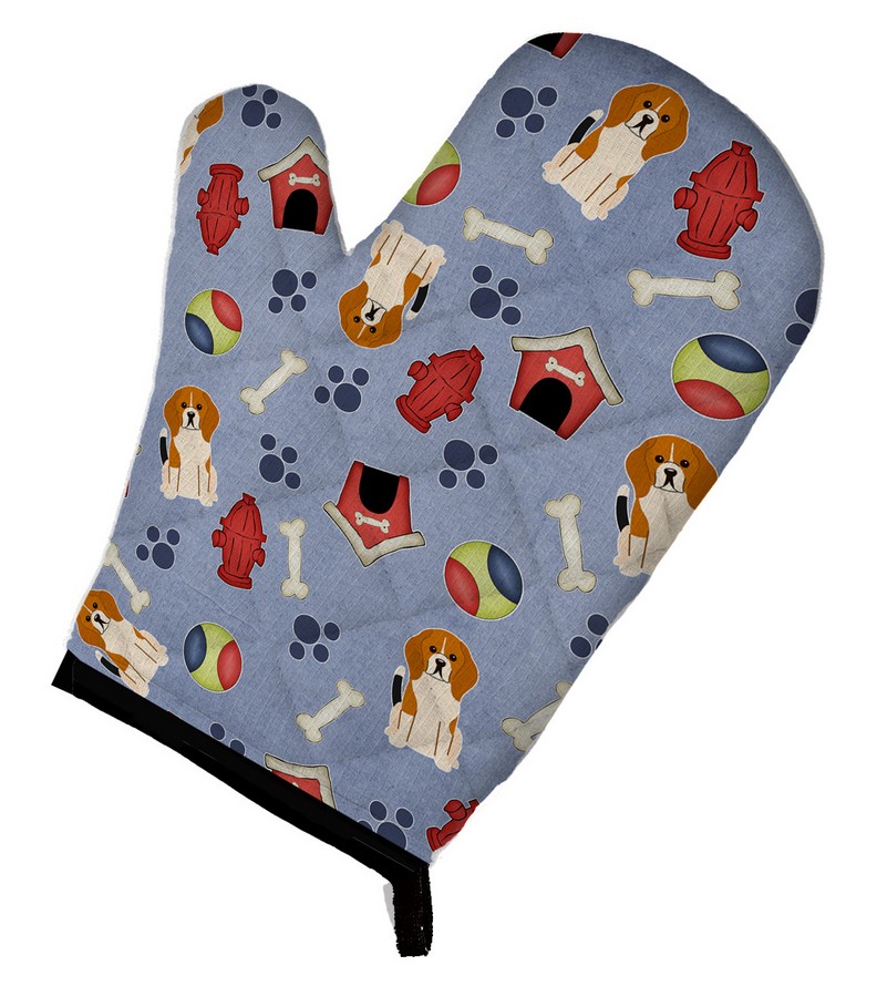 Picture of Carolines Treasures BB2653OVMT Dog House Collection Beagle Tricolor Oven Mitt