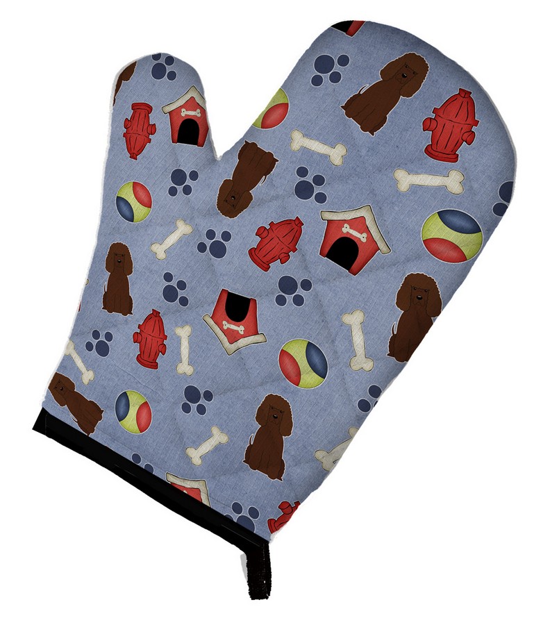 Picture of Carolines Treasures BB2676OVMT Dog House Collection Irish Water Spaniel Oven Mitt