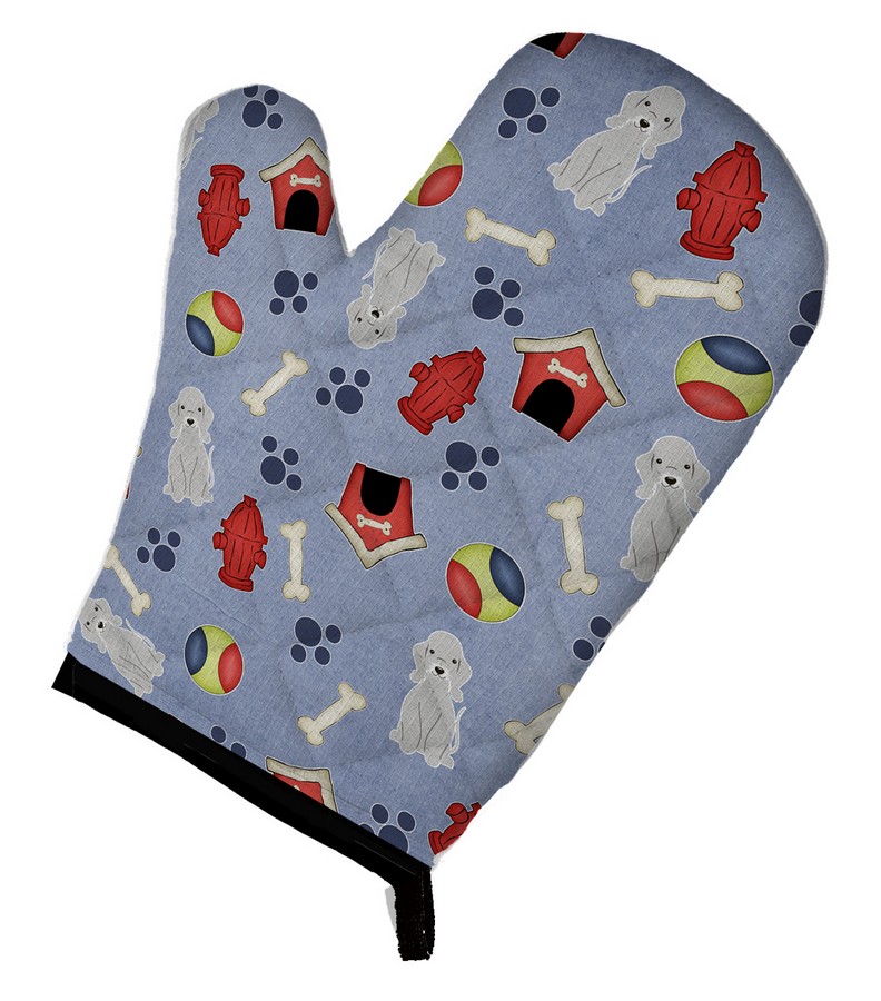 Picture of Carolines Treasures BB2703OVMT Dog House Collection Bedlington Terrier Blue Oven Mitt
