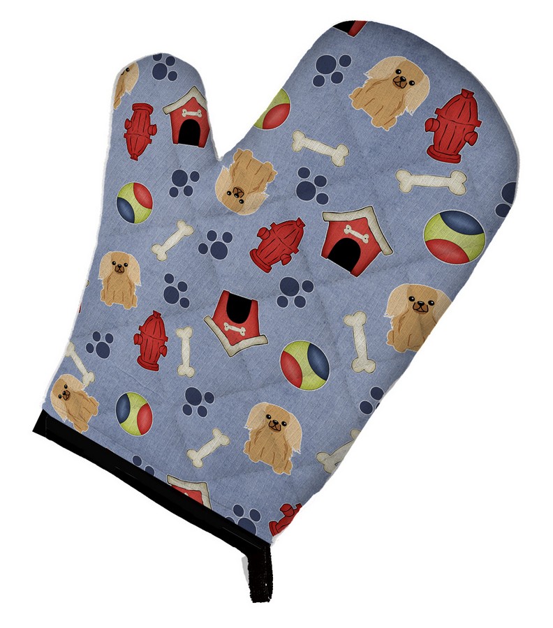 Picture of Carolines Treasures BB2717OVMT Dog House Collection Pekingnese Fawn Sable Oven Mitt