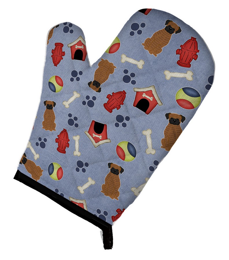 Picture of Carolines Treasures BB2730OVMT Dog House Collection Brindle Boxer Oven Mitt