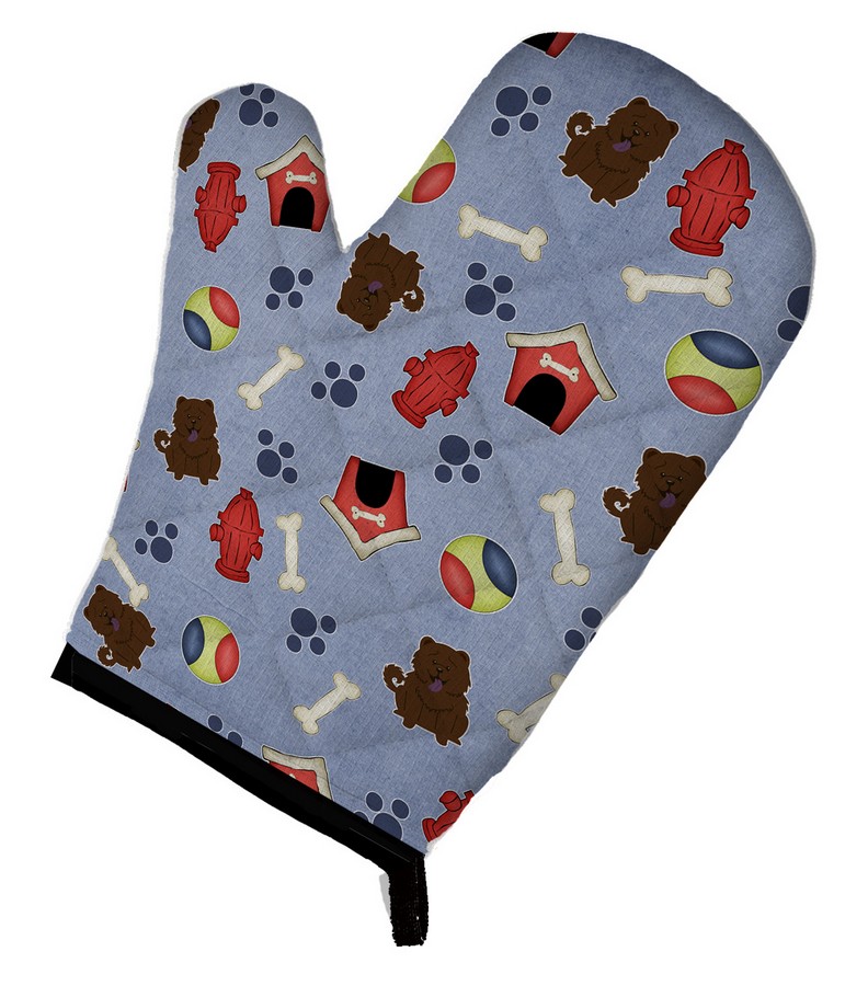 Picture of Carolines Treasures BB2754OVMT Dog House CollectionChow Chow Chocolate Oven Mitt