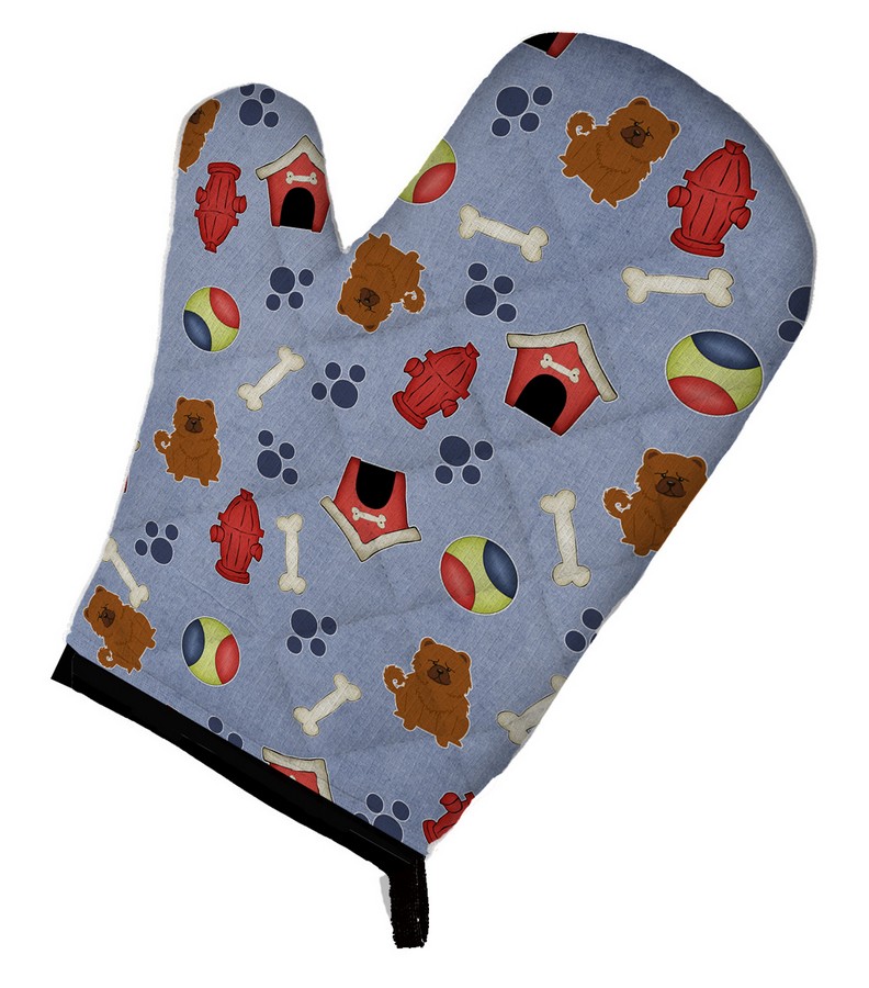 Picture of Carolines Treasures BB2755OVMT Dog House Collection Chow Chow Red Oven Mitt