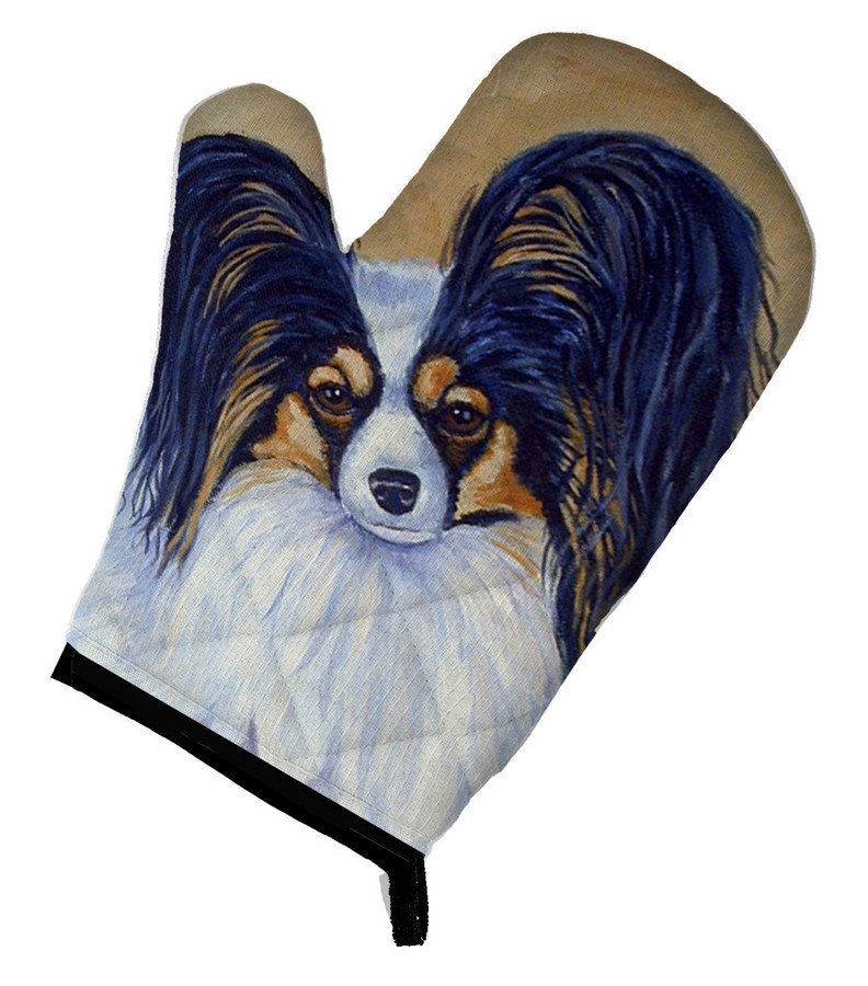 Picture of Carolines Treasures 7037OVMT Papillon A Rose for you Oven Mitt