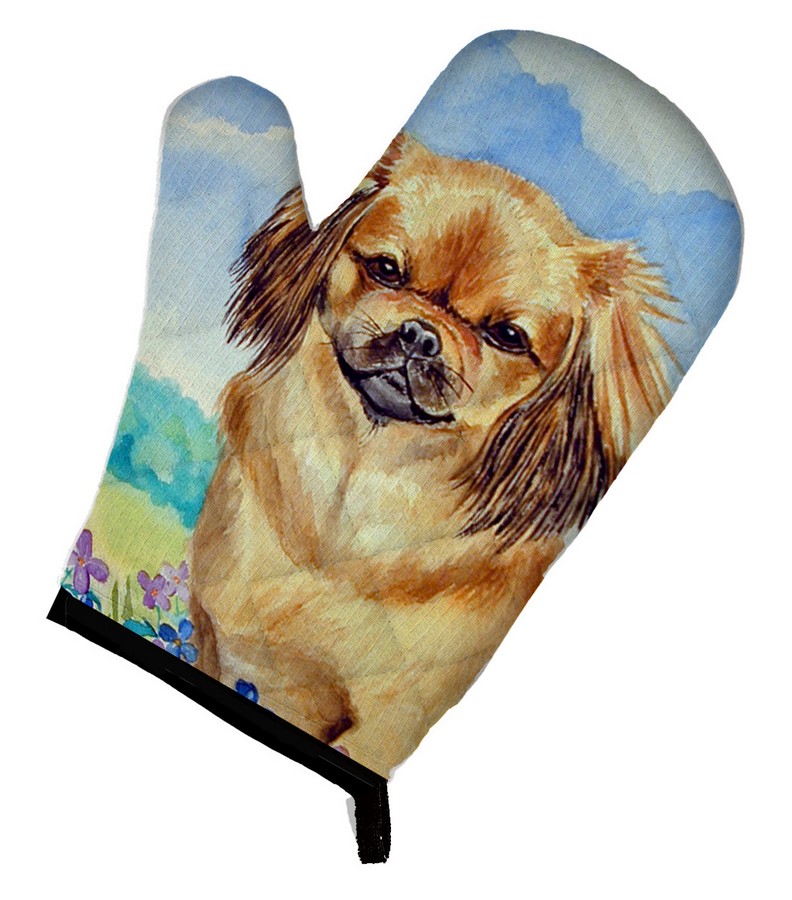 Picture of Carolines Treasures 7078OVMT Tibetan Spaniel Oven Mitt