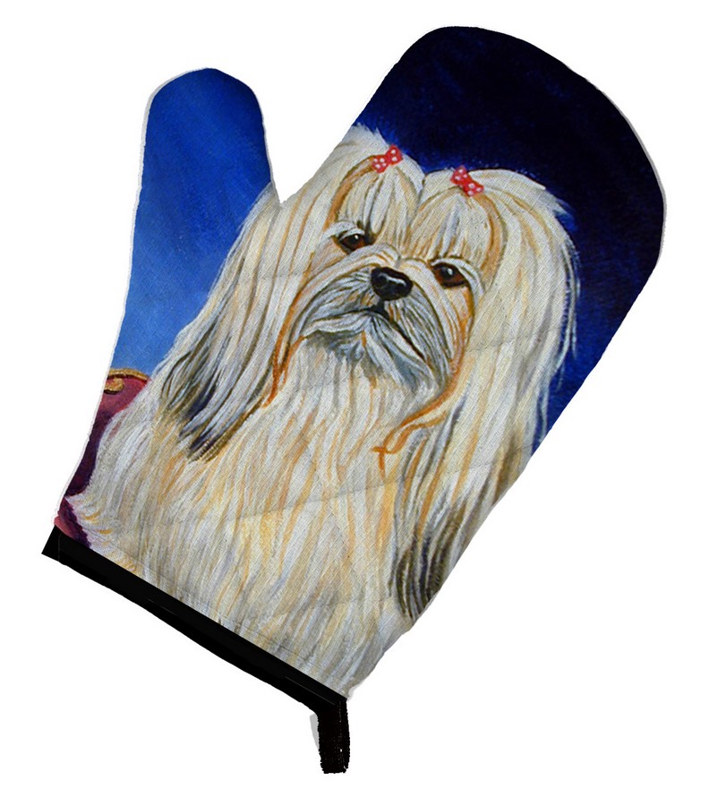 Picture of Carolines Treasures 7129OVMT Lhasa Apso Oven Mitt