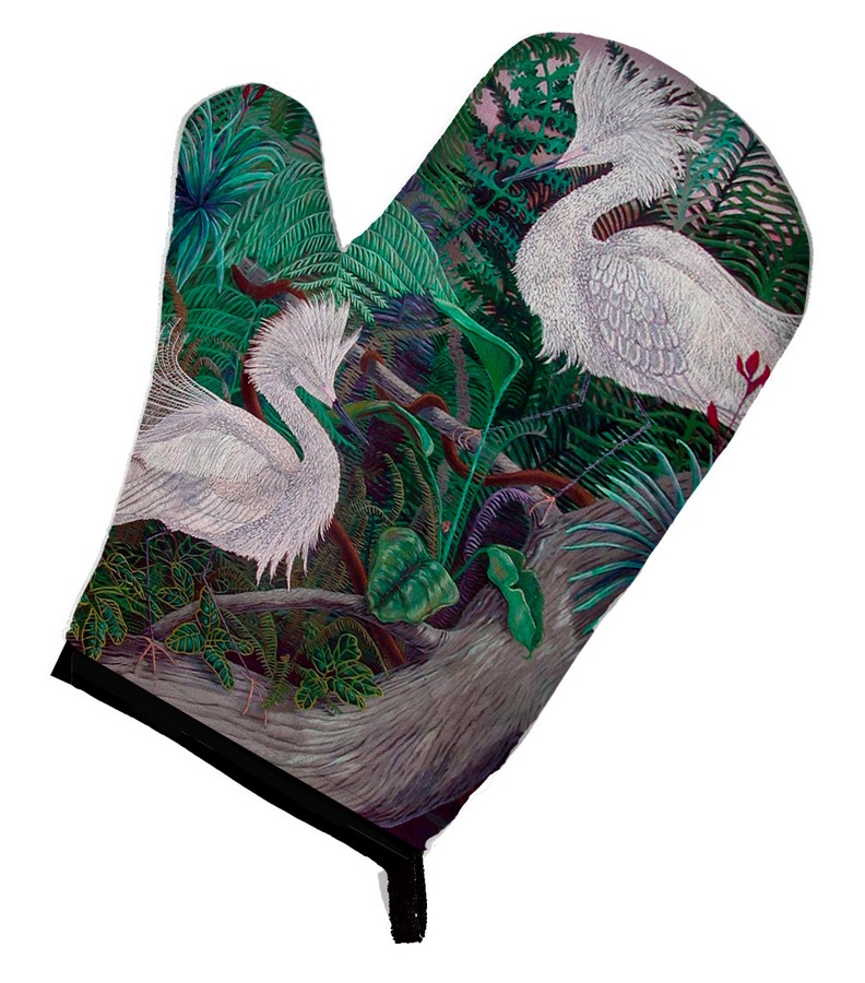 Picture of Carolines Treasures 7142OVMT Bird - Egret Oven Mitt