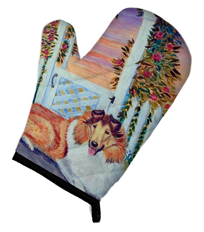 Picture of Carolines Treasures 7147OVMT Collie Oven Mitt