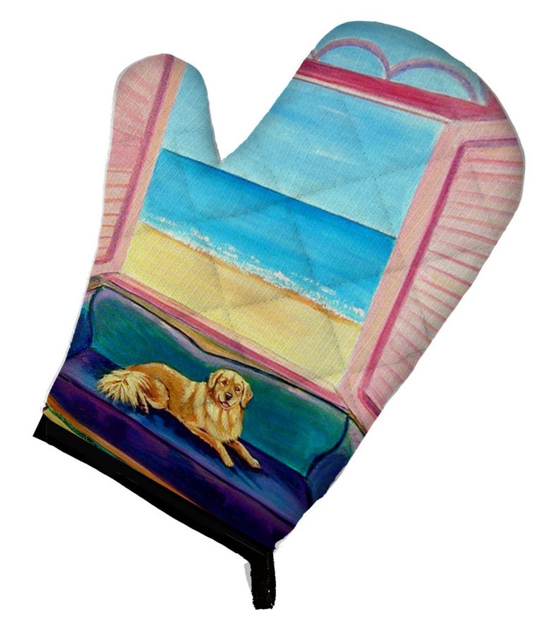 Picture of Carolines Treasures 7188OVMT Golden Retriever Couch Sitting Oven Mitt