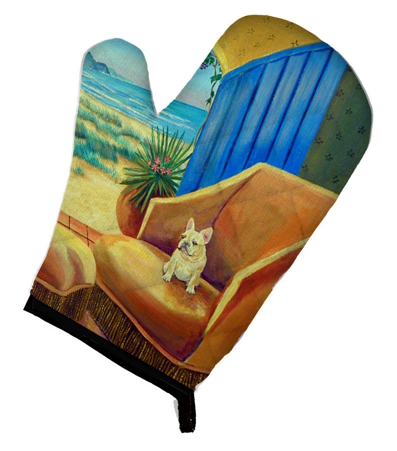 Picture of Carolines Treasures 7189OVMT French Bulldog Couch Sitting Oven Mitt