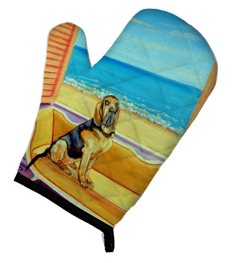 Picture of Carolines Treasures 7191OVMT Bloodhound Couch Sitting Oven Mitt