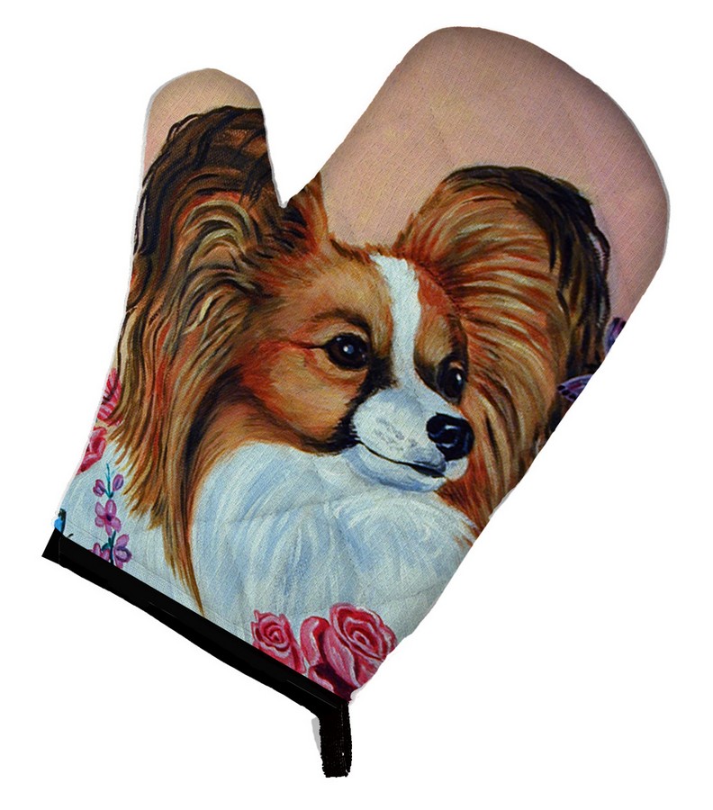 Picture of Carolines Treasures 7200OVMT Papillon Rose Oven Mitt