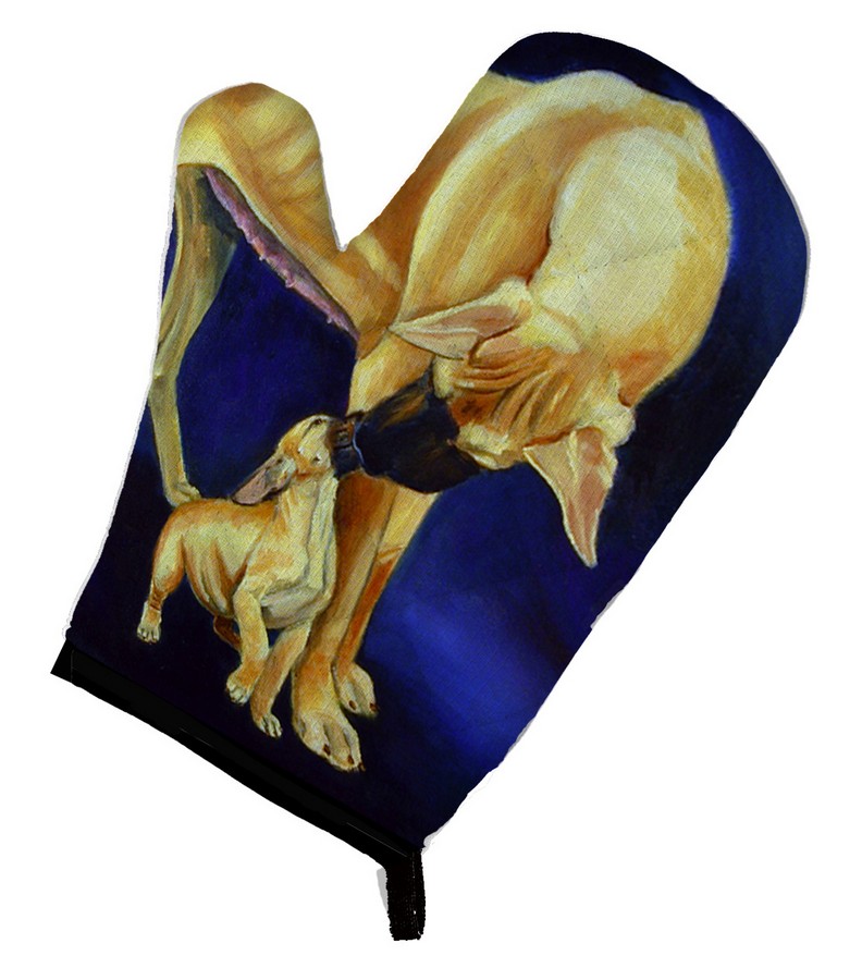 Picture of Carolines Treasures 7208OVMT Great Dane & Puppy Oven Mitt
