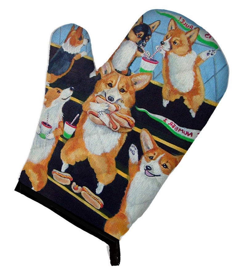 Picture of Carolines Treasures 7286OVMT Go Team Corgi Pembroke Oven Mitt