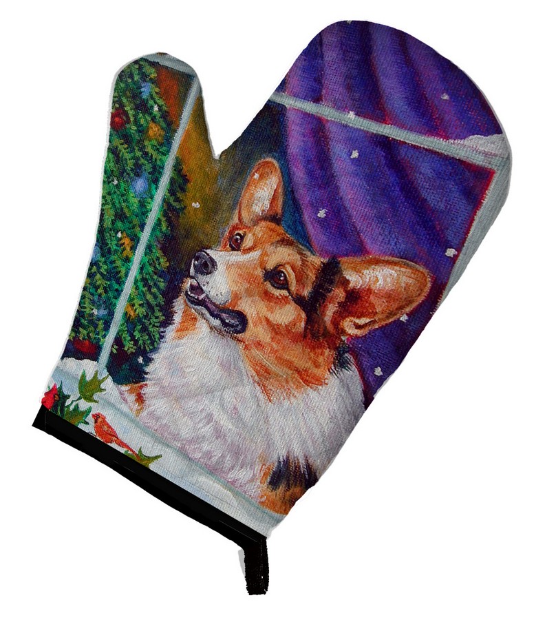 Picture of Carolines Treasures 7305OVMT Corgi Christmas Window Oven Mitt