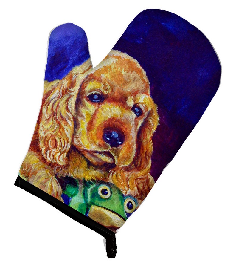 Picture of Carolines Treasures 7342OVMT Cocker Spaniel with Frog Oven Mitt