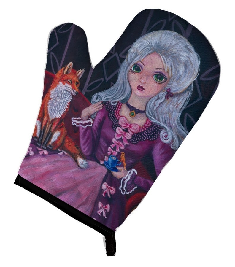 Picture of Carolines Treasures 7398OVMT Tea Time Fox Oven Mitt