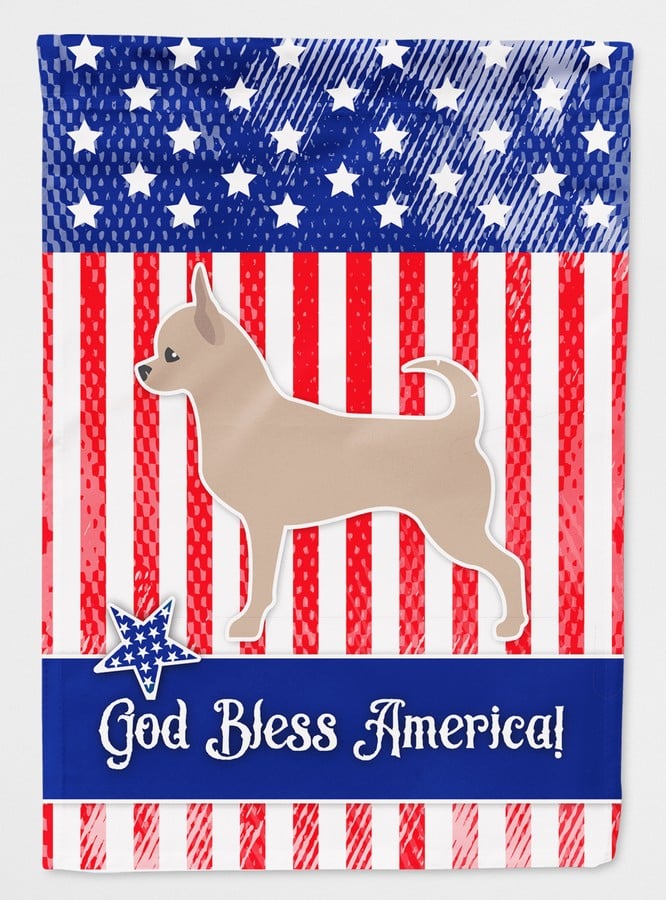 BB3350CHF USA Patriotic Chihuahua Flag Canvas House Size