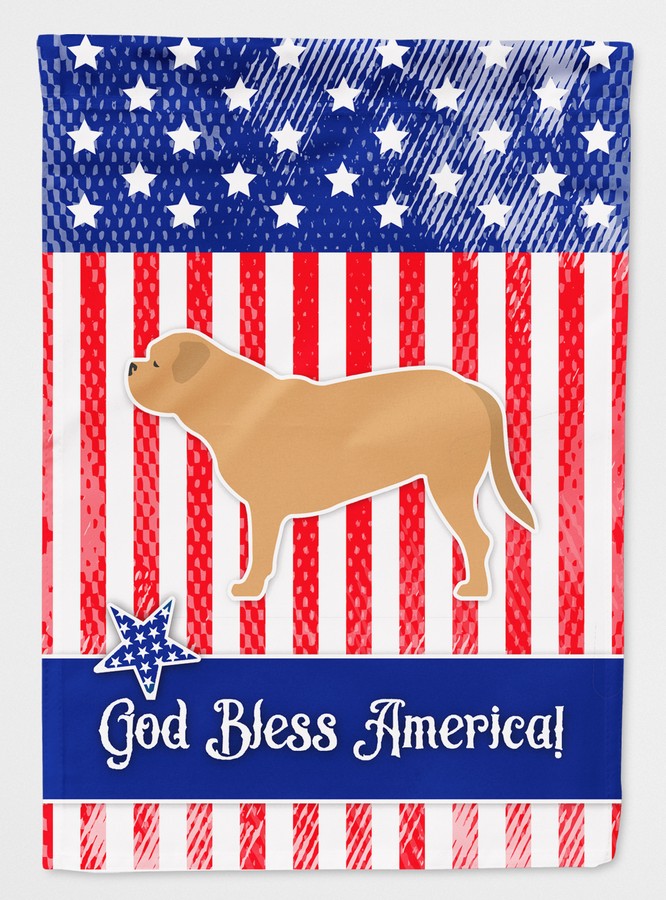 USA Patriotic Dogue de Bordeaux Flag Canvas House Size