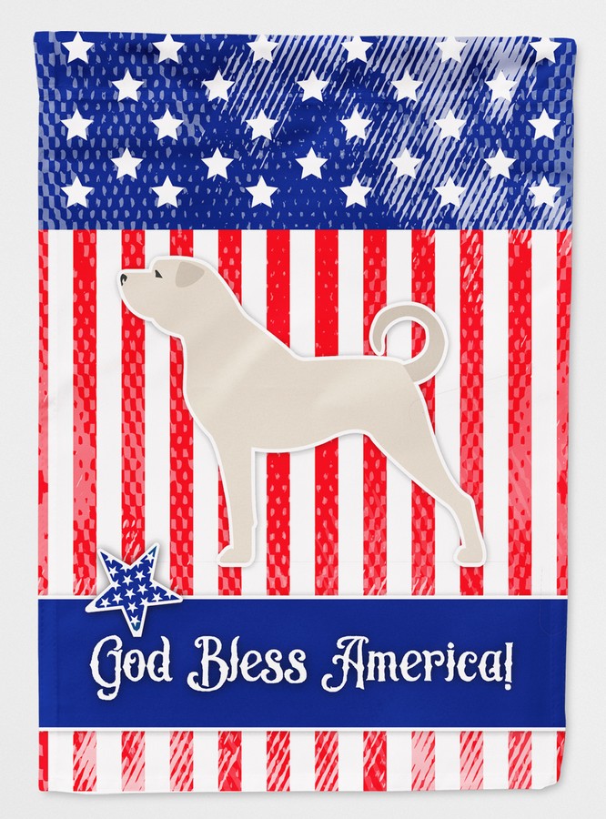 USA Patriotic Anatolian Shepherd Flag Canvas House Size