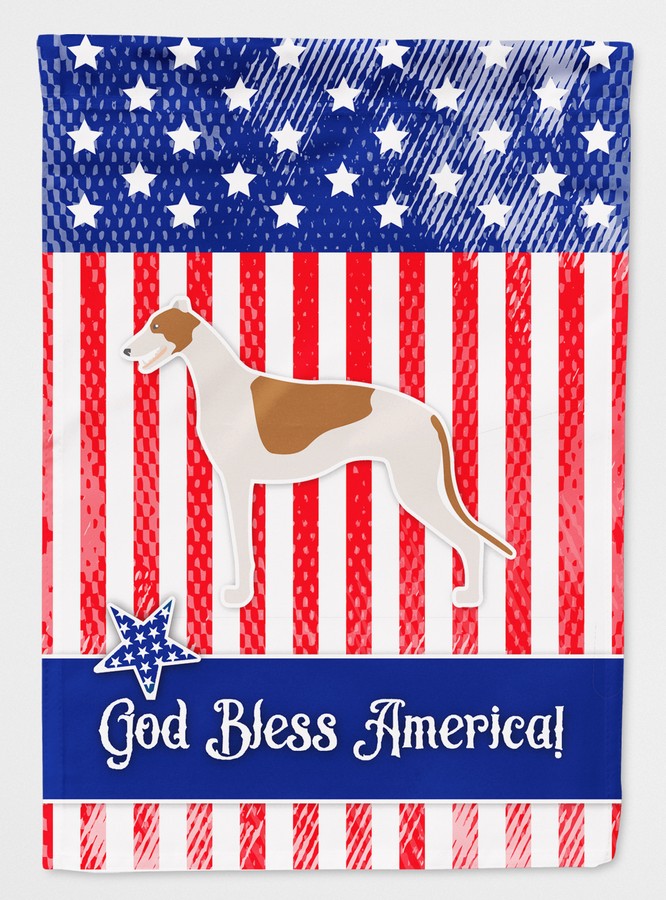 BB3305GF USA Patriotic Greyhound Flag Garden Size