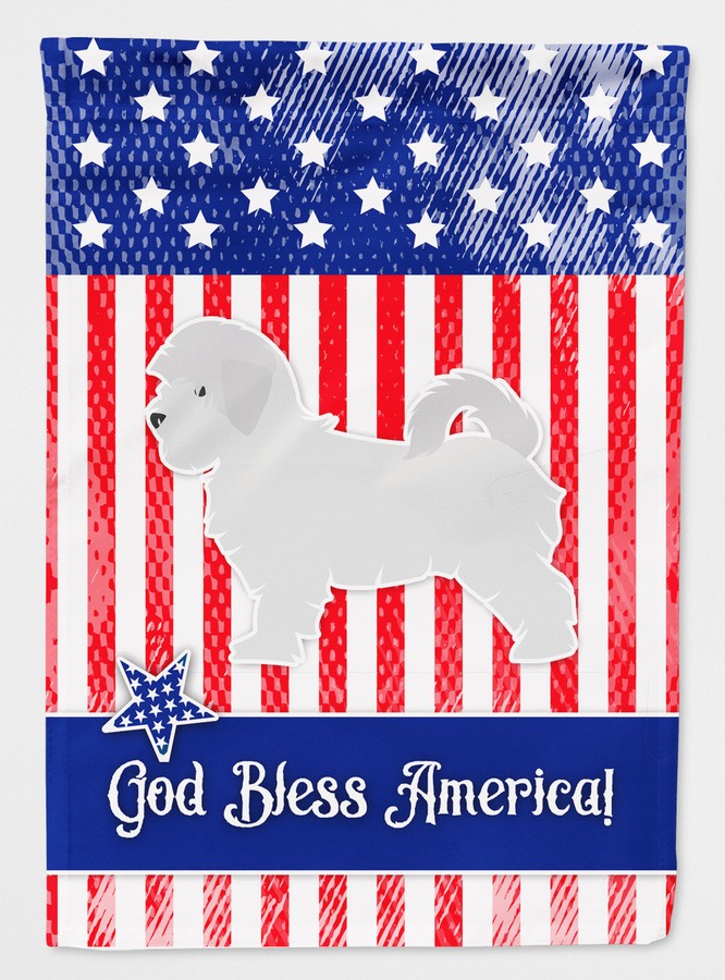 BB3336GF USA Patriotic Maltese Flag Garden Size
