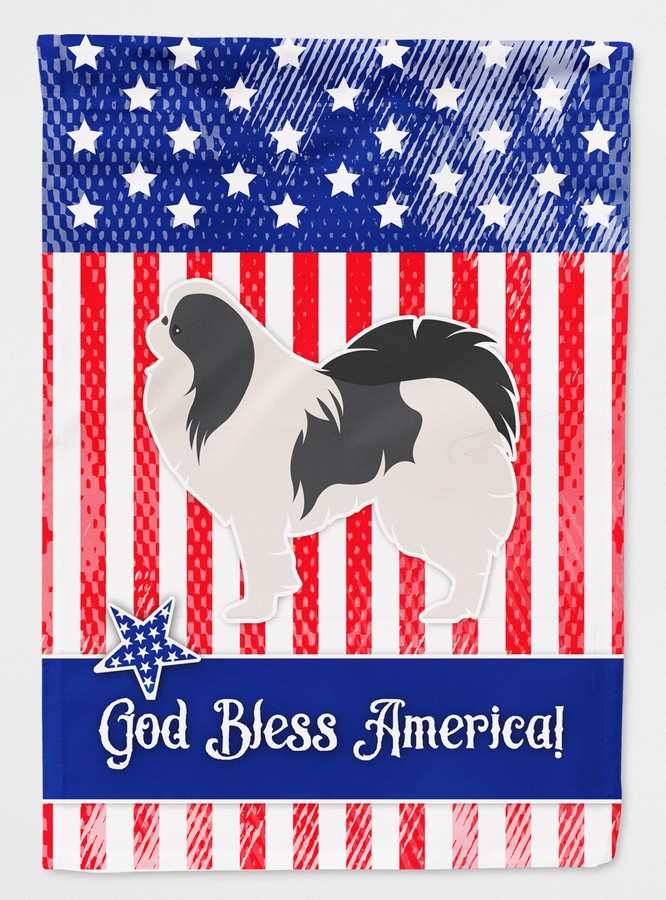 BB3337GF USA Patriotic Japanese Chin Flag Garden Size