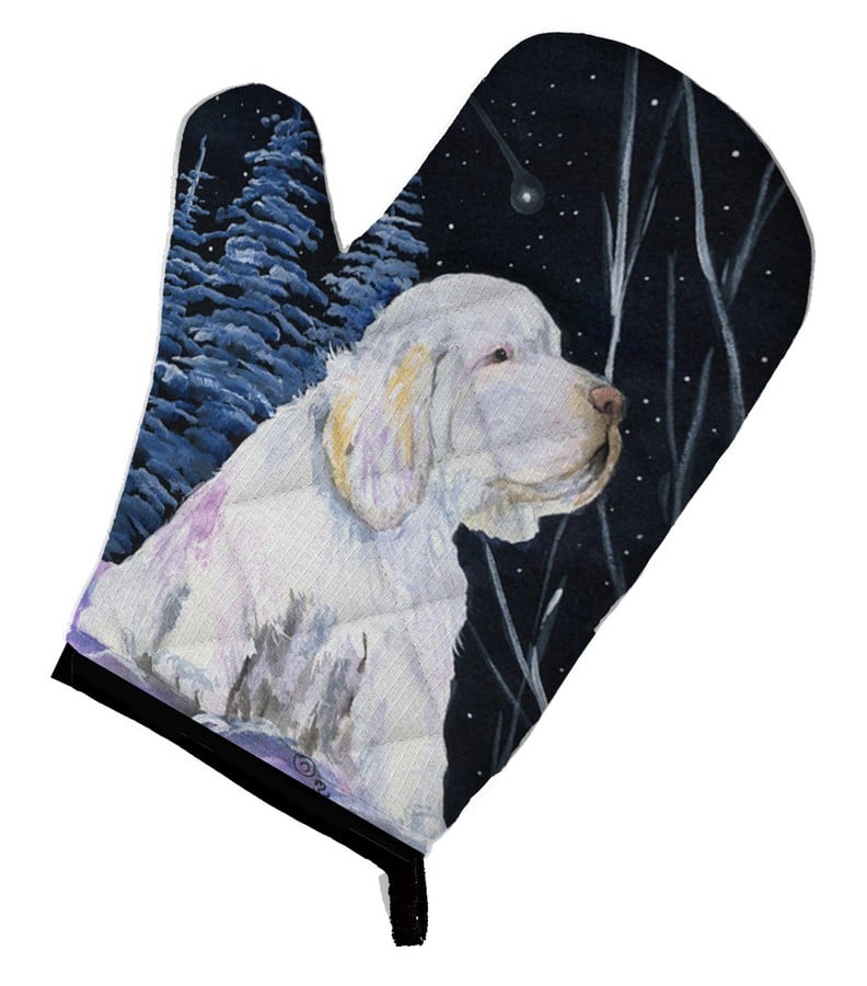 Picture of Carolines Treasures SS8346OVMT Clumber Spaniel Oven Mitt