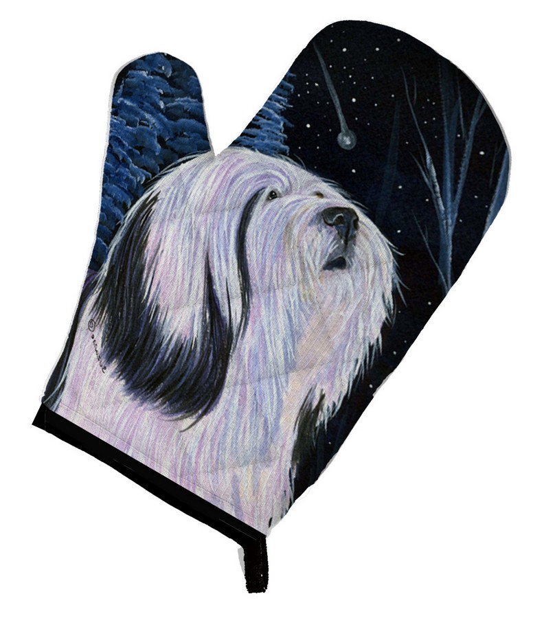 Picture of Carolines Treasures SS8348OVMT Tibetan Terrier Oven Mitt
