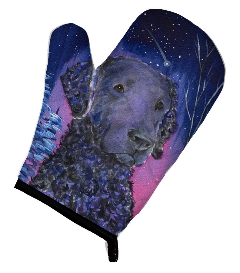 Picture of Carolines Treasures SS8354OVMT Starry Night Curly Coated Retriever Oven Mitt