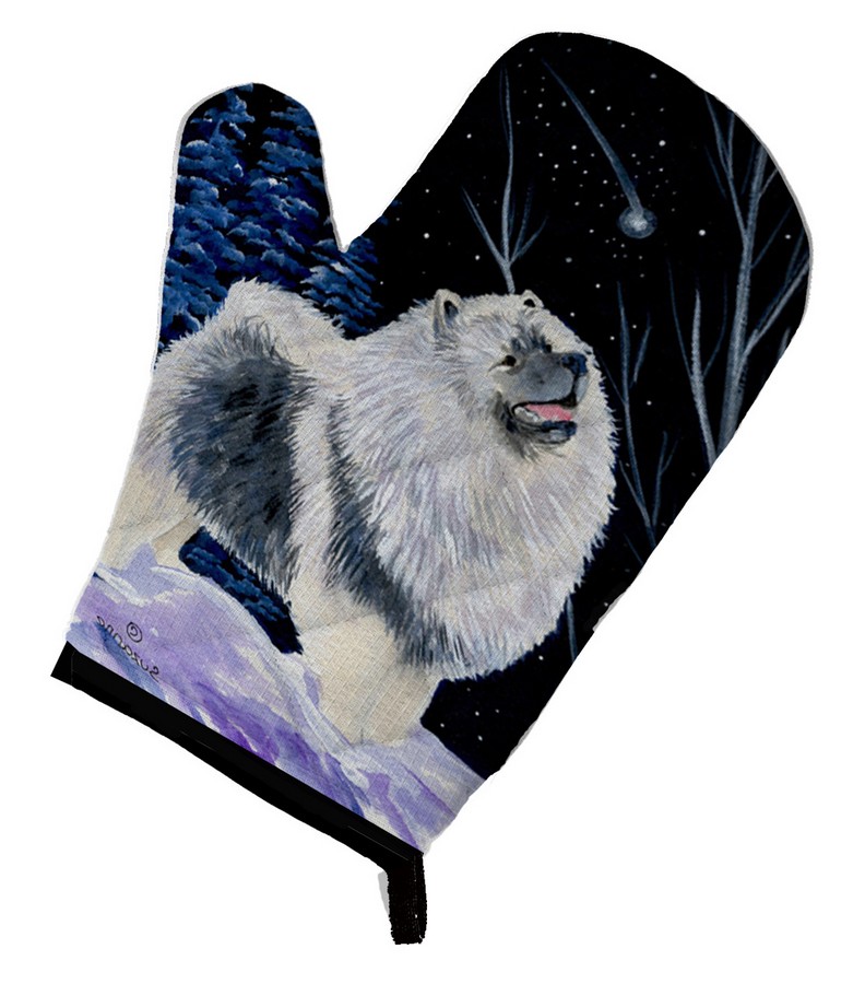 Picture of Carolines Treasures SS8357OVMT Starry Night Keeshond Oven Mitt