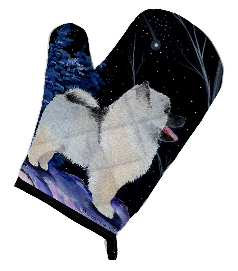 Picture of Carolines Treasures SS8380OVMT Starry Night Keeshond Oven Mitt