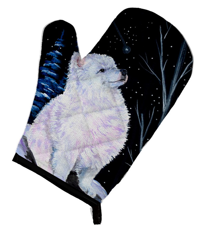 Picture of Carolines Treasures SS8389OVMT Starry Night American Eskimo Oven Mitt
