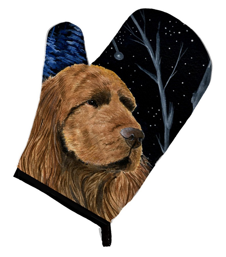 Picture of Carolines Treasures SS8391OVMT Starry Night Sussex Spaniel Oven Mitt