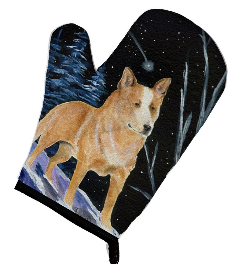 Picture of Carolines Treasures SS8407OVMT Starry Night Australian Cattle Dog Oven Mitt