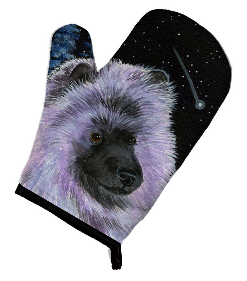Picture of Carolines Treasures SS8412OVMT Starry Night Keeshond Oven Mitt