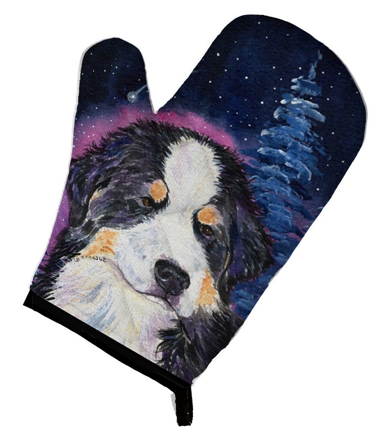 Picture of Carolines Treasures SS8446OVMT Starry Night Bernese Mountain Dog Oven Mitt