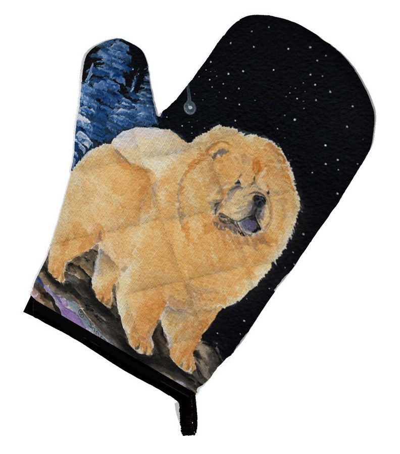 Picture of Carolines Treasures SS8454OVMT Starry Night Chow Chow Oven Mitt